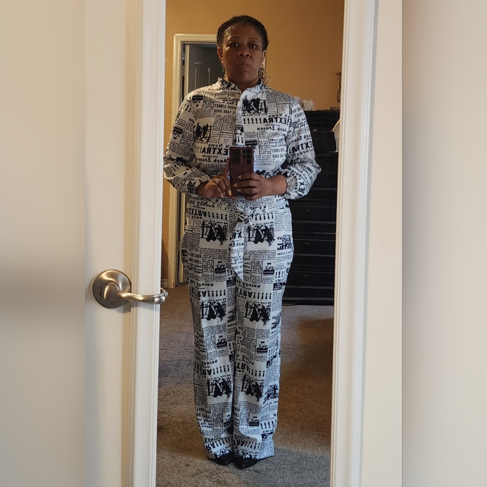 Newspaper Jumpsuit